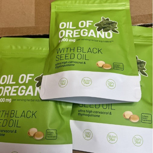Black Seed Oil Soft Capsules Oil of Oregano Soft Capsules 300 capsules /180 capsules available